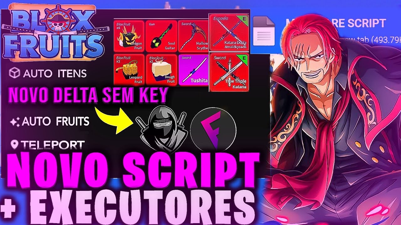 CORRE!! 🤯 EXECUTOR DELTA ATUALIZADO e O MELHOR SCRIPT BLOX FRUITS para  CELULAR E PC!PEGA RAÇA V4!! 