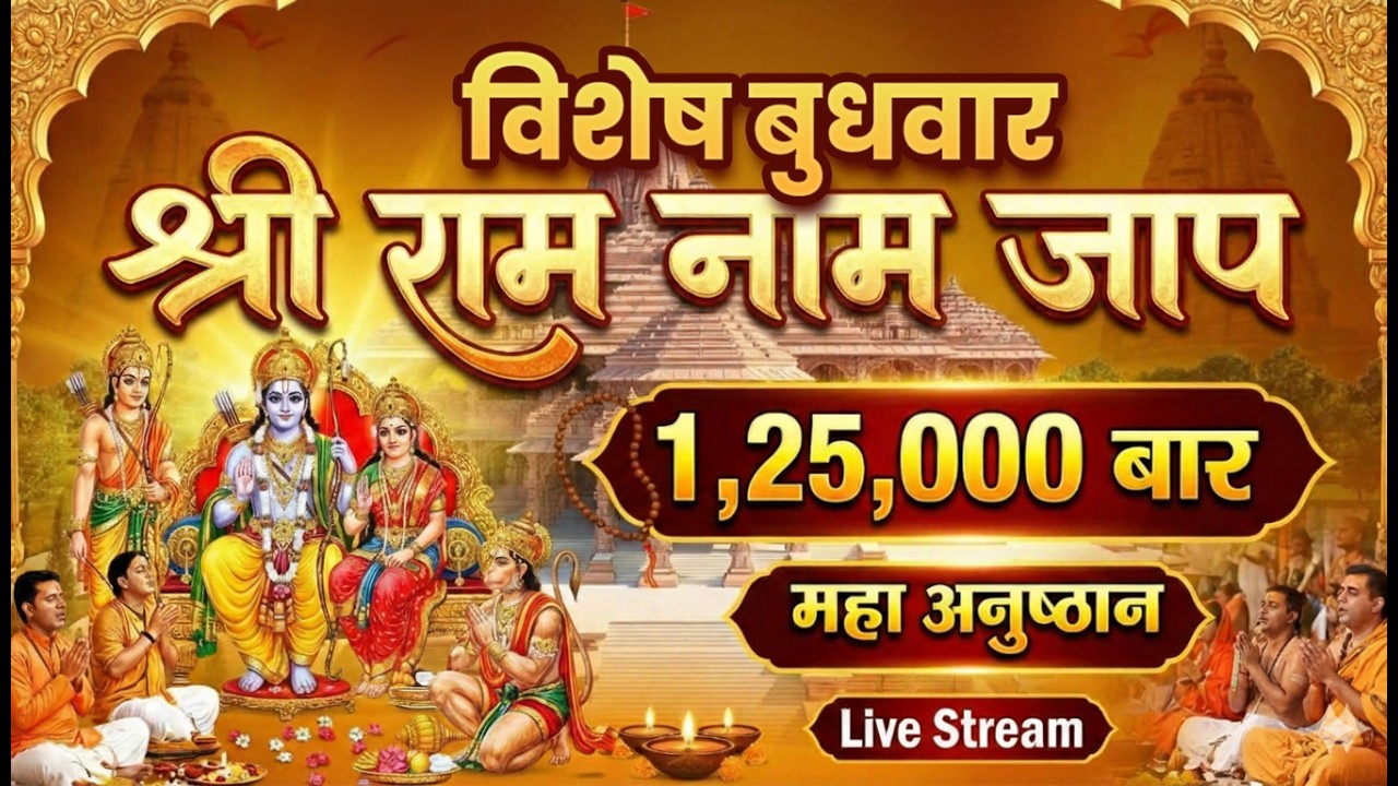 राम नाम जाप 11000 बार | Shri Ram Naam Jaap 11000 Times #Ram Ram Chanting | श्री राम नाम जाप