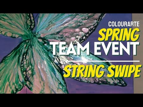 Download Colourarte Spring Team Event | String Swipe| Glazing with PE| Painting with resin