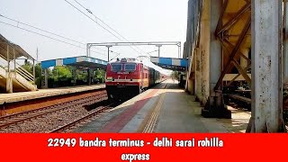22949 Bandra Terminus - Delhi Sarai rohilla Express skipping umroli