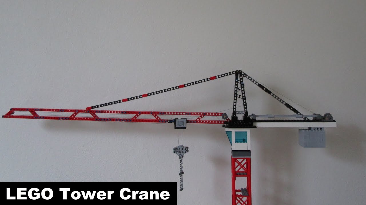 Loaded Sige Forkert Realistic LEGO Technic Tower Crane - YouTube