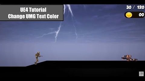 Change Widget Text Color with Binding - Unreal Engine Quick Tutorial