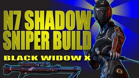The N7 Shadow Infiltrator Sniper Build: Black Widow X! Platinum Gameplay: Mass Effect 3
