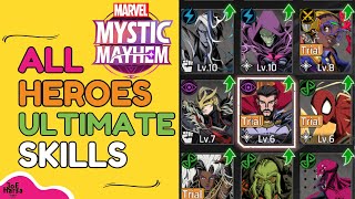 All Heroes Ultimate Skills MARVEL Mystic Mayhem Gameplay