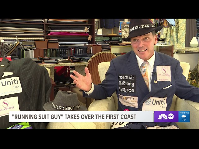 Running Suit Guy First Coast News Interview Jacksonville
