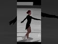 Alexandra Trusova practice vs competition ❤️🖤 #shorts