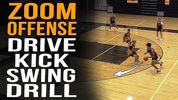 3 Zoom Offense Drills: Drive-Kick-Swing Series To Create & Keep The Advantage