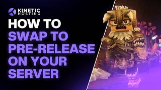How to swap to the Pre Release Branch on your Hytale server!