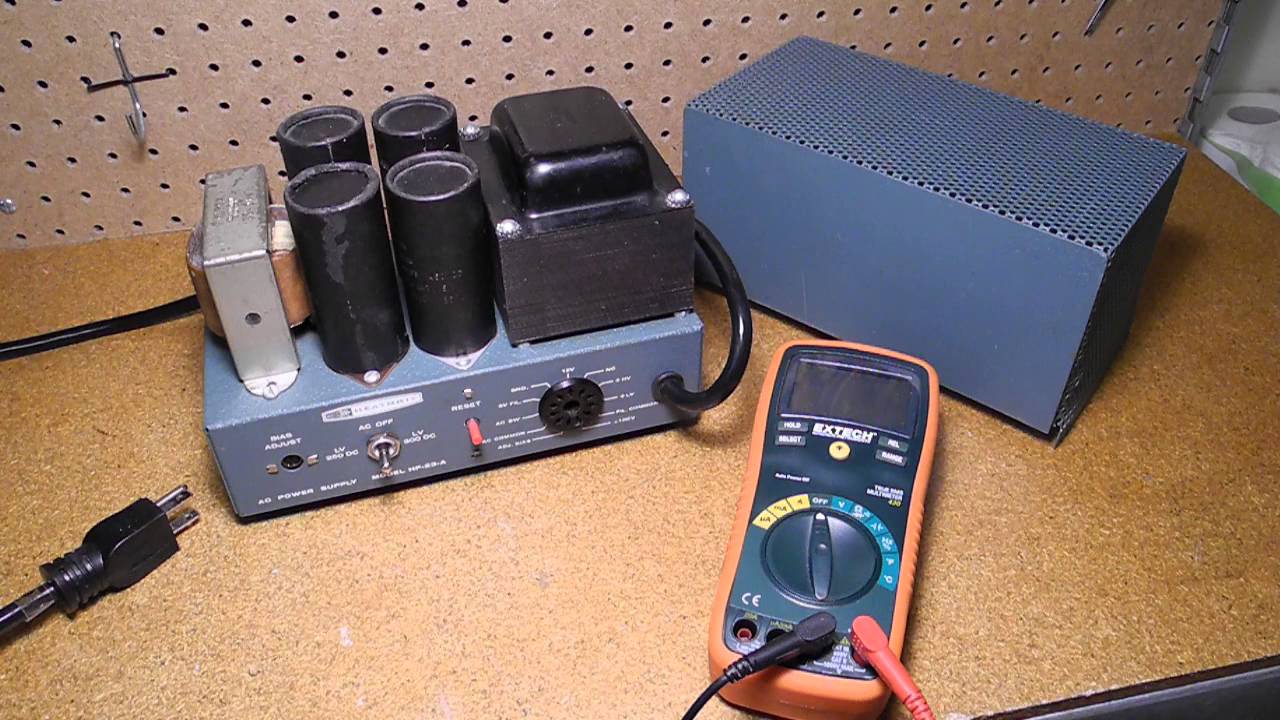 The Heathkit HP23A AC Power Supply YouTube