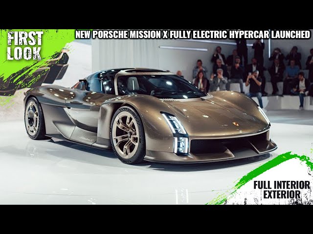 Porsche Mission X Concept Shows All Its Secrets In Walkaround Video