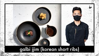 a michelin level galbijjim (korean short ribs). #shorts