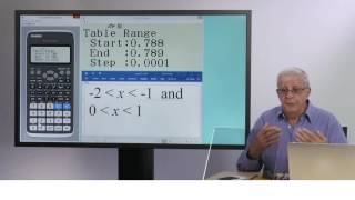 Numerical evaluation of roots of a function