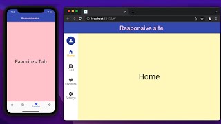 flutter navigationrail for responsive menu and website