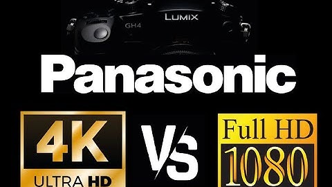 Lumix GH4 Record Quality Differences 4K vs 1080p