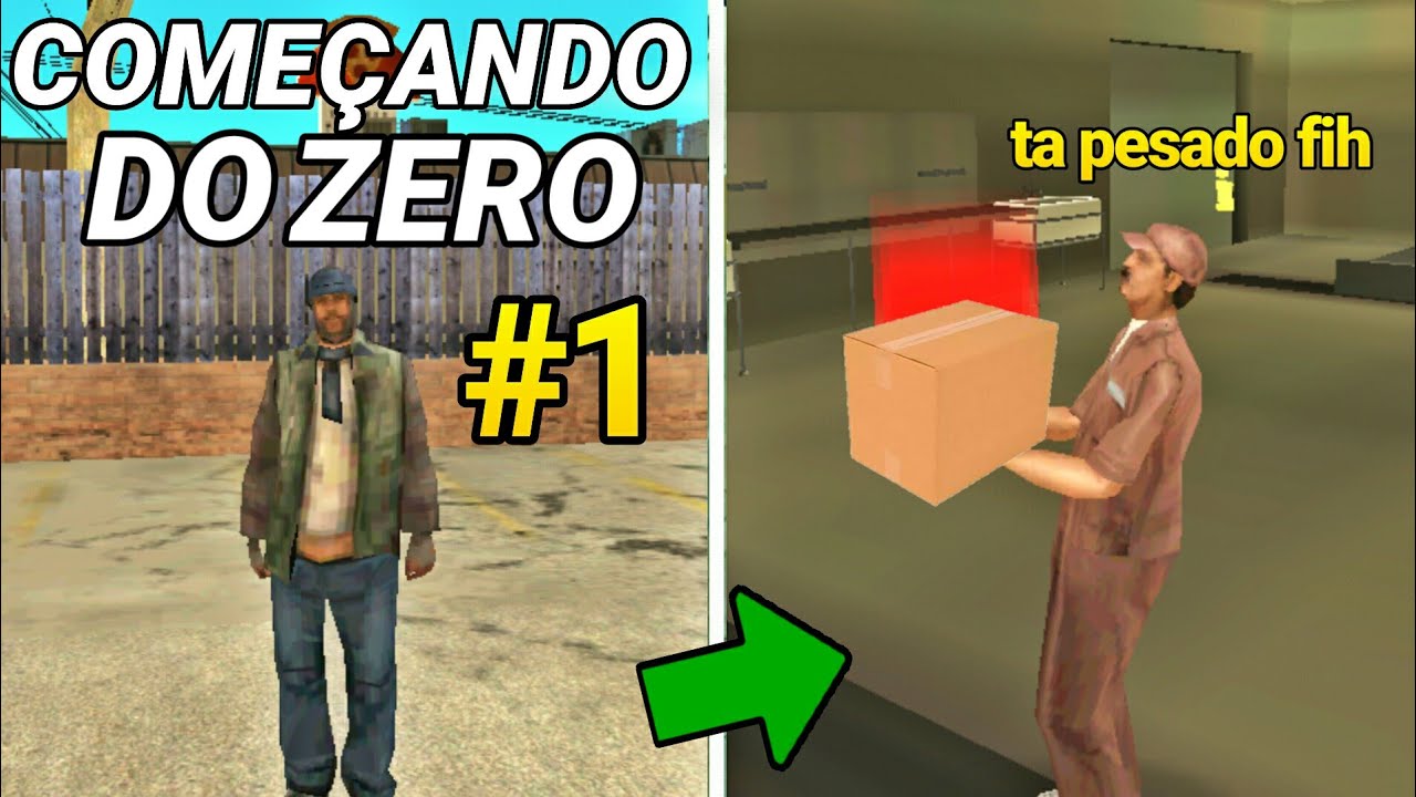 COMEÇANDO DO ZERO NO BRASIL ROLEPLAY #01 - GTA SAMP ANDROID/PC 