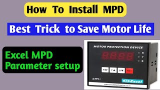 How To Install Motor Protection Relay |C&amp;S Mpro 90 Relay Basic training |