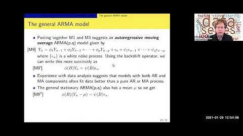 Time Series Analysis, Chapter 4, Part 2 (of 3)