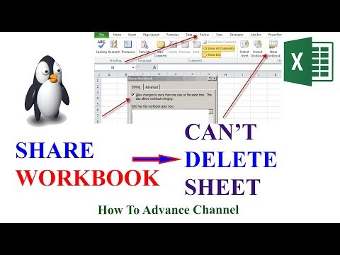 Video: Làm cách nào để Hủy chia sẻ sổ làm việc trong Excel 2010?