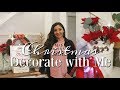 CHRISTMAS DECORATE WITH ME | HOLIDAY DECOR 2018