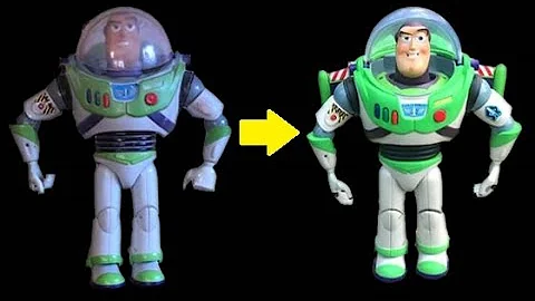 Restoring & Re-painting a 1995 Buzz Lightyear