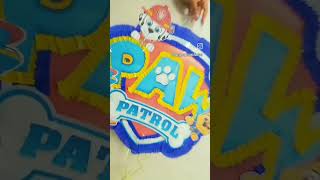 Idea para piñata con tematica de Paw Patroll fácil sencilla 😍 #reel #ideas #shots