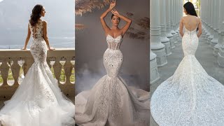 Most Beautiful Mermaid Style Wedding Dresses