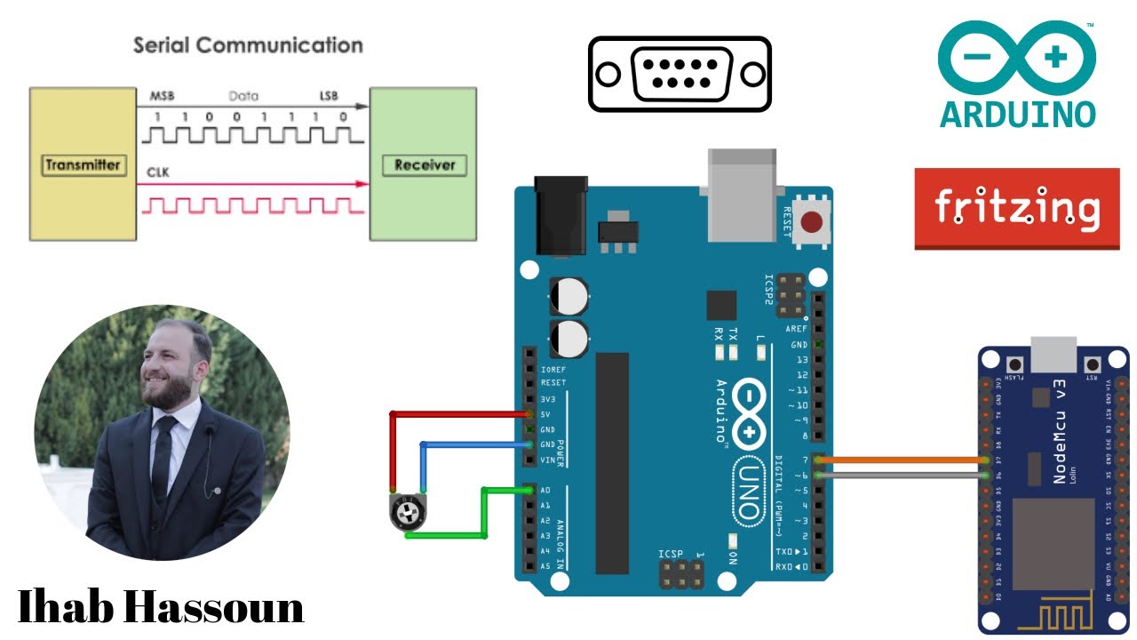 Interfacing Nodemcu With Arduino Mega Through Serial Vrogue