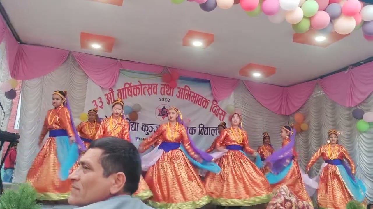 #Nanchna gaauna aaudaina #parents day at school #🇳🇵#navoditschool #dance 