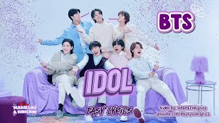 BTS Idol easy lyrics