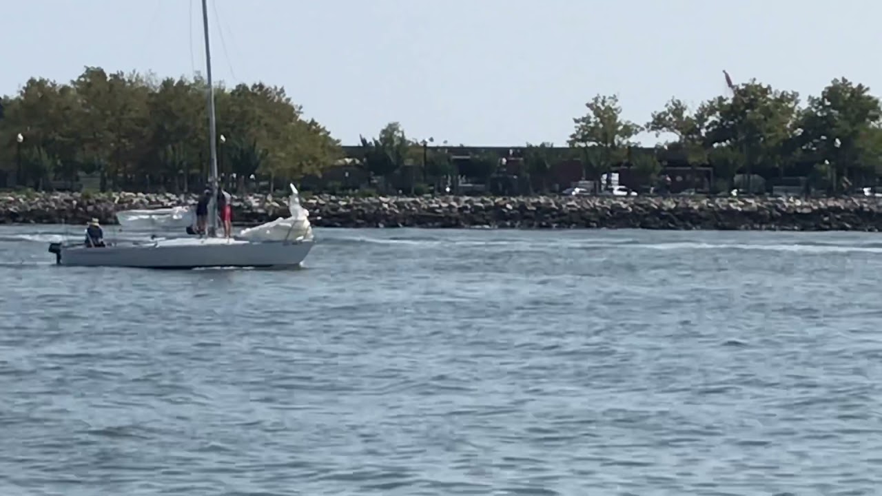 Sailing from New Jersey Liberty Park