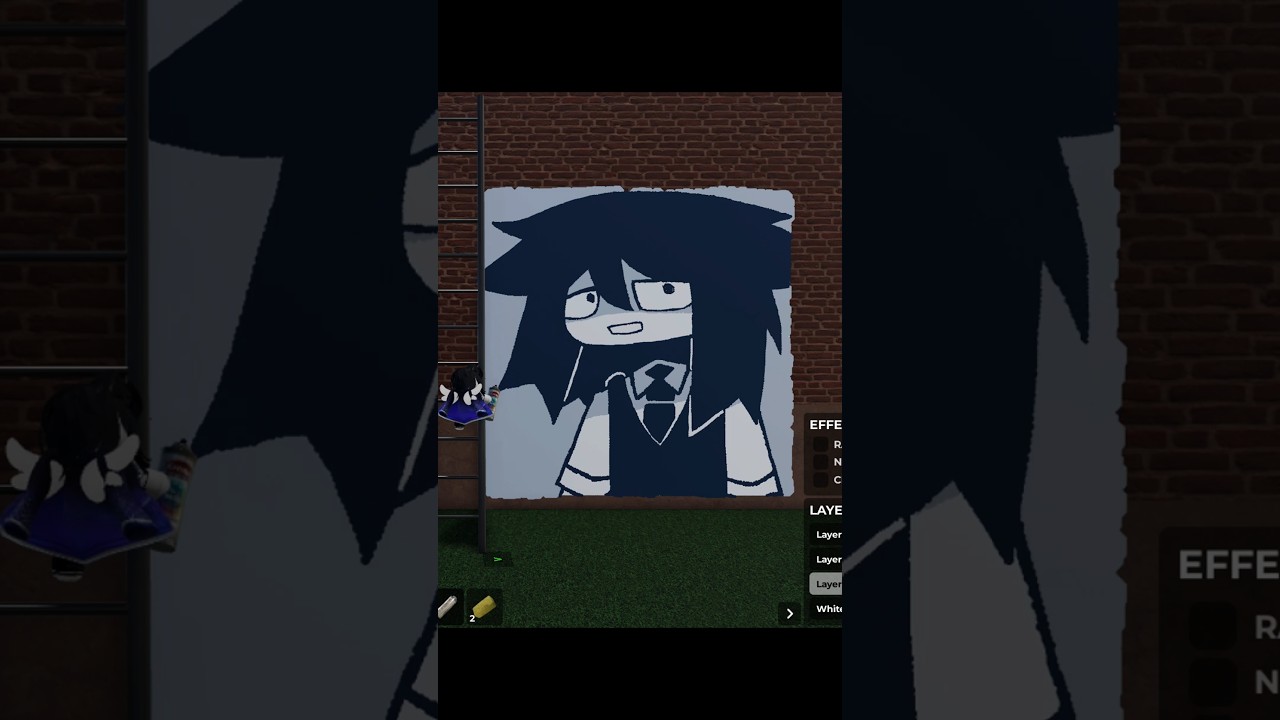 Drawing Abbie In Roblox Spray Paint 