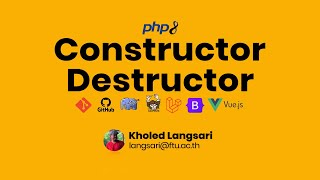 PHP - Constructor and Destructor | PHP Object-Oriented Programming (OOP) | Part 8