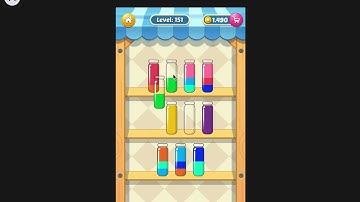 Water Sort Puzzle I Level 151 I  Facebook I SOLVED