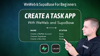 Create a ToDo List App with WeWeb and Supabase  Quick and Simple Tutorial!
