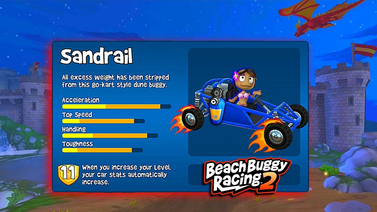 beach buggy racing 2 best car