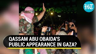 Hamas' Abu Obaida's First Public Appearance In Gaza Since Oct. 7 Attack? Watch Viral Photo