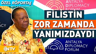 Filistin'de Son Durum ve Lahey'de Açılan Mahkeme! Güney Afrika Dışişleri Bakanı Değerlendirdi | NTV