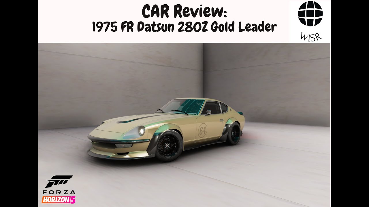 Forza Horizon 5 Gameplay: Car Review #26 - 1975 Forsberg Racing Nissan 280Z Gold Leader