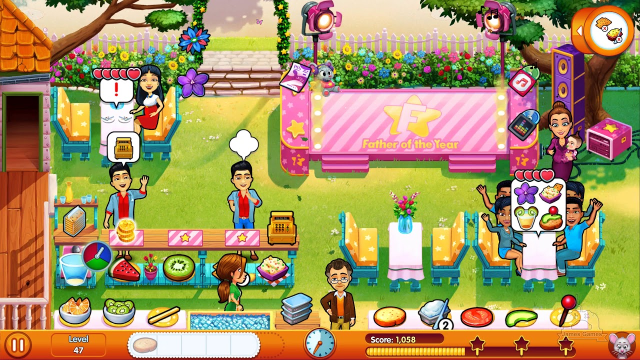 Delicious - Emily's Moms vs Dads #70 Level 47 The Wake-Up Call 🎮 James Games