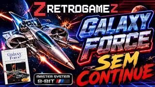 Galaxy Force Master System - É possível zerar SEM CONTINUE?