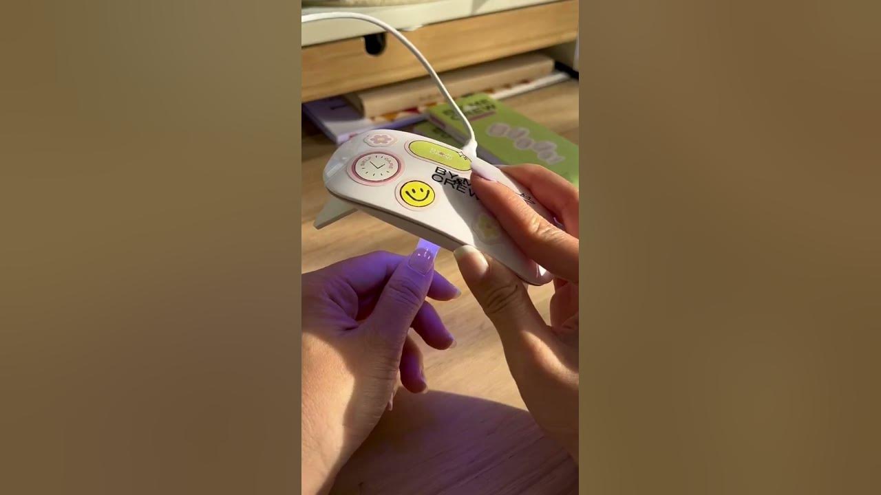 How to Easy French Tip Gewel Gel Nail Stickers at Home YouTube