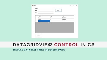 How to use DataGridView in C# | Display Database table in DataGridView | Windows Form