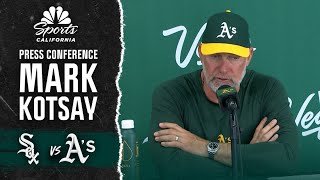 Mark Kotsay praises Zach Gelof after Athletics' 7-4 loss vs. White Sox | NBCSCA