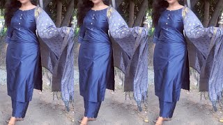 plain plazo suit design