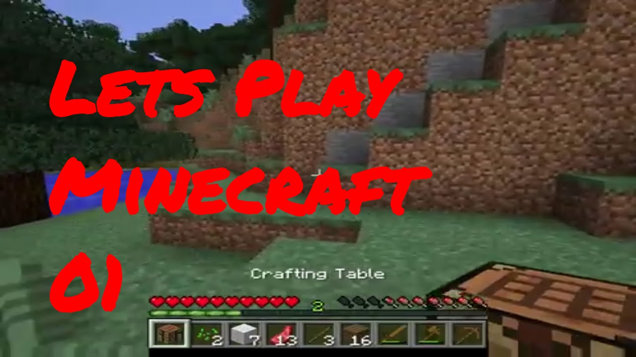 Minecraft Lets Play Episode 1: The Adventure Begins! - YouTube