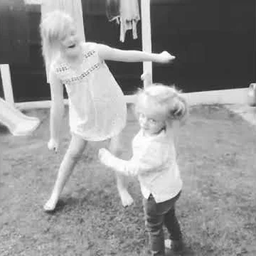 Katie and amber dancing