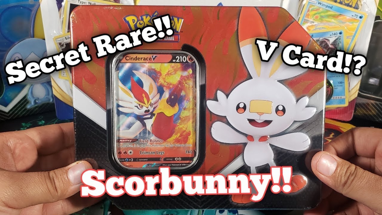 *NEW* Pokemon Scorbunny Tin Sword And Shield Opening!! *NEW* Pokemon Scorbunny Tin Sword And Shield Opening!!