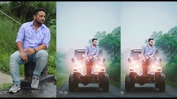Tapash Editz Quick and Easy Photo Manipulation | background changing | Magical Effect 2K18