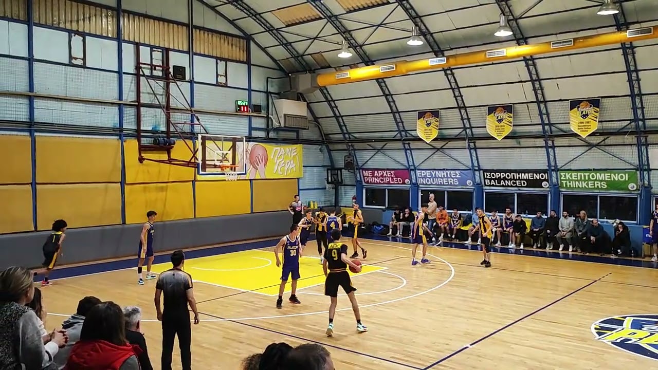 ΠΛΑΤΩΝΑΣ-ΑΕΚ 94-90(42-48) ΕΦΗΒΙΚΟ Τελ Περίοδος