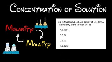 Solution for Molality to Molarity Conversion Problem  | CBSE | ISC Class 12 | NEET | JEE | Raji